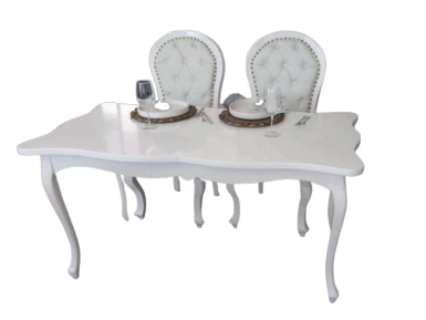 Mesa de Madera Blanca