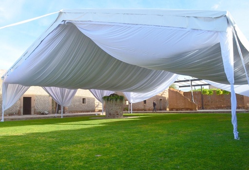 Carpa 18x24 Cielo Plisado Blanco o Negro