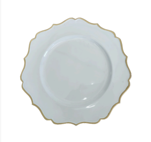 Plato Base Blanco