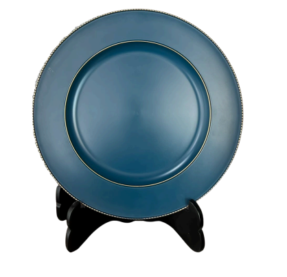 Plato Base Azul